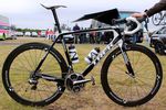 Das Trek Madone 7 von Jens Voigt auf der Tour de France 2014.