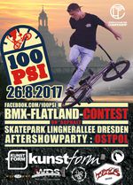 Der diesjährige "100 PSI"-Flatlandcontest in Dresden findet am 26.8.2017 statt und wird sicher wieder einige der besten Fahrer Europas an die Elbe locken.