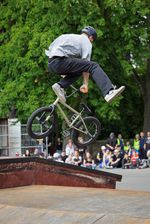 Da issa doch! Nach längerer, verletzungsbedingter Abstinenz nahm Daniel Tünte mal wieder an einem Contest teil und holte prompt Platz 3 in Street Pro
