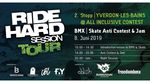 Der 2. Stopp der Ride Hard Session Tour 2019 findet am 8. Juni im Rahmen des Anti-Contests im Skatepark von Yverdon-les-Bains statt. Hier erfährst du mehr.