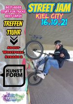 Am 16. Oktober 2021 findet ein BMX-Streetjam in Kiel statt, bei dem es einiges an Sachpreisen abzuräumen gibt.