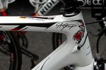 Greipels Tour de France Pro-Bike mit speziellem Design.