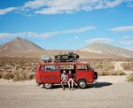 Red Camper Couple
