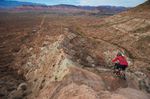 Kyle Norbraten rides his line during practice at Red Bull Rampage in Virgin, UT, USA on 13 October, 2016; Foto: John Gibson/Red Bull Content Pool