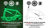 Zum 20-jährigen Dienstjubiläum des 41Thermal-Verfahren gibt es von Odyssey und Sunday Bikes eine streng limitierte Serie mit "Glow in the Dark"-Produkten.