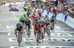 Zieleinfahrt am Ende der 9. Etappe der Tour de France. (Foto: Sirotti)