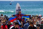 Johanne Defay (FRA) has won the 2015 Vans US Open of Surfing.