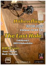 Am 30. August 2025 geht der legendäre Höhenflüge-BMX-Contest im The Last Hole Skatepark in Hohenfichte in die nächste Runde.