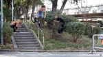 Boyd Hilder, Joe Jarvis, Bruno Hoffmann und Joshua Hareter von Federal Bikes haben sich die vielen leckeren Handrails in Wien vorgeknöpft.