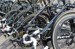 Es ist nicht schwer Fabian Cancellaras Maschine unter der Trek Factory Racing Domane-Flotte für Paris-Roubaix zu entdecken.