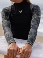 Roxy 4/3mm Elite Chest-Zip-Neoprenanzug für Frauen