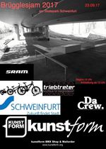 Auch dieses Jahr findet am 23. September 2017 wieder der Brügglesjam im Skatepark von Schweinfurt statt. Hier erfährst du mehr.