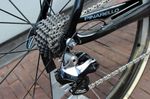 Shimano Dura Ace Di2-Gruppe kommt zum Einsatz. Wiggins Bike wurde mit einer 11-25-Kassette optimiert. 