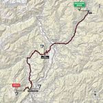 Etappe 16_Giro d’Italia 2016 Karte