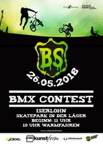 Am 26. Mai 2018 findet im Skatepark Iserlohn ein BMX-Contest statt. Weitere Informationen dazu findest du in unseren Veranstaltungstipps.