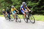Valverde, Vincenzo Nibali, Thibaut Pinot und Jean-Christophe Peraud kämpften um die Podium-Plätze bei der diesjährigen Tour de France 2014. (Foto: Sirotti)